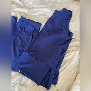 Lounge set!!! Matching set of Blue Tank and Blue Pants